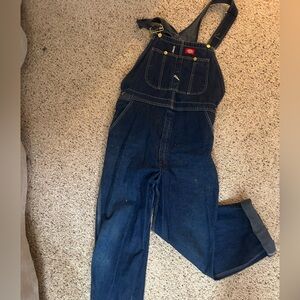 Dickies Indigo Denim Bib Overalls 38x30